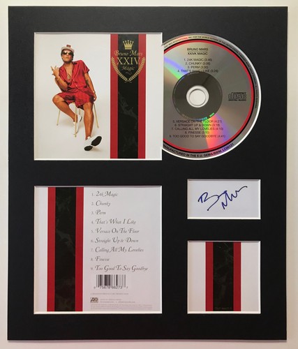 Bruno mars signed - -,