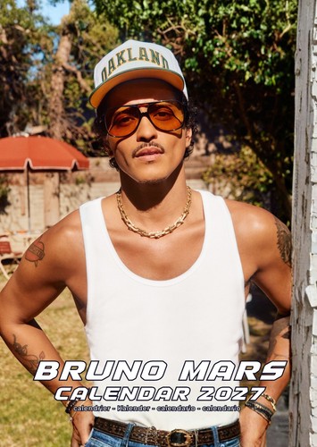 Bruno mars 2027 calendar - mars,