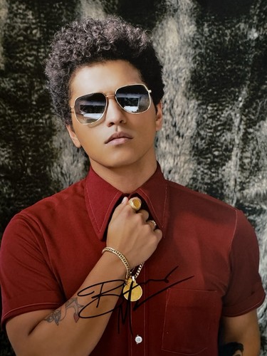 Bruno mars autographed - bruno, 8